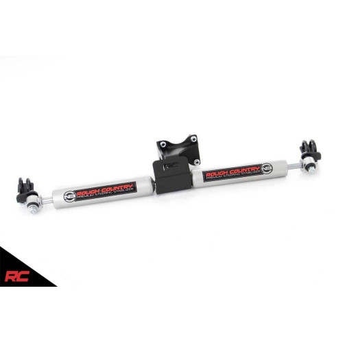 PartzBiz HD: 4404543-Rough Country 8734930 Dual N3 Steering Stabilizer for 2007-2018 Jeep Wrangler JK Best New Suspension Lift Kit Upgrade Offroad Custom Unlimited Sport Rubicon Moab Sahara 2 4 Door 4x4 4wd 2wd Front Axle PartzBiz HD: 4404543-Rough Country 8734930 Dual N3 Steering Stabilizer for 2007-2018 Jeep Wrangler JK Best New Suspension Lift Kit Upgrade Offroad Custom Unlimited Sport Rubicon Moab Sahara 2 4 Door 4x4 4wd 2wd Front Axle