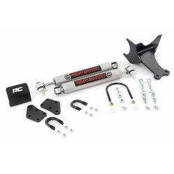 PartzBiz HD RT-8749130 - Rough Country 8749130 Dual Steering Stabilizer 05-19 Ford Super Duty F250 F350 4wd 4x4 Lifted Platinum Lariat King Ranch Power Stroke Shocks PartzBiz HD RT-8749130 - Rough Country 8749130 Dual Steering Stabilizer 05-19 Ford Super Duty F250 F350 4wd 4x4 Lifted Platinum Lariat King Ranch Power Stroke Shocks