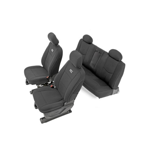 PartzBiz HD: 4404558-Rough Country 91025 Neoprene Seat Covers Complete Set 14-18 Chevy Silverado 1500 Truck Lift Upgrade Best New best upgrade replacement protection snow much sand dirt PartzBiz HD: 4404558-Rough Country 91025 Neoprene Seat Covers Complete Set 14-18 Chevy Silverado 1500 Truck Lift Upgrade Best New best upgrade replacement protection snow much sand dirt