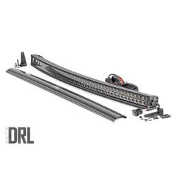 PartzBiz HD RT-72950BLKDRL - Rough Country Black Series 50" Curved Cree LED Light Bar + DRL w/ Wiring Harness Jeep wrangler cj yj tj jk jl gladiator jt grand cherokee xj zj wj wk wk2 offroad toyota tacoma bright white bar pods w/ wiring aux beam PartzBiz HD RT-72950BLKDRL - Rough Country Black Series 50" Curved Cree LED Light Bar + DRL w/ Wiring Harness Jeep wrangler cj yj tj jk jl gladiator jt grand cherokee xj zj wj wk wk2 offroad toyota tacoma bright white bar pods w/ wiring aux beam