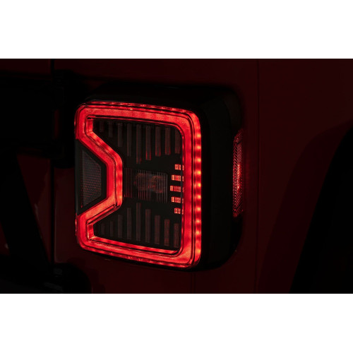 PartzBiz HD: 4404533-Rough Country LED Brake Tail Lights RCH5900 Jeep Wrangler FL 18-22 PartzBiz HD: 4404533-Rough Country LED Brake Tail Lights RCH5900 Jeep Wrangler FL 18-22