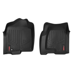 PartzBiz HD RT-M-2991 - Rough Country M-2991 Front All Weather Fitted Floor Mats 1999-2006 Chevy Silverado GMC Sierra 1500 2WD 4WD GMC Chevy Truck Upgrade Best New Foot Snow Mud Rain Custom Rubber Heavy Duty Carpet Protection PartzBiz HD RT-M-2991 - Rough Country M-2991 Front All Weather Fitted Floor Mats 1999-2006 Chevy Silverado GMC Sierra 1500 2WD 4WD GMC Chevy Truck Upgrade Best New Foot Snow Mud Rain Custom Rubber Heavy Duty Carpet Protection