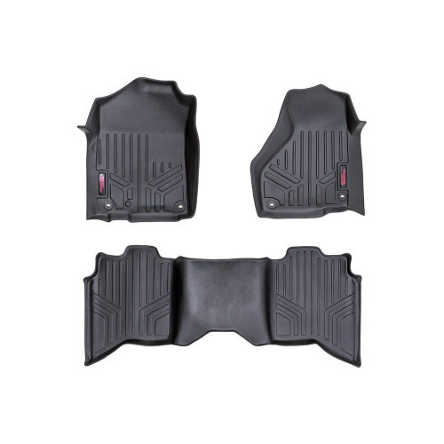 PartzBiz HD: 4404536-Rough Country M-31213 Heavy Duty All Weather Floor Mat Set 12-18 Dodge Ram 1500 Best New Upgrade Limited Long Horn Express Crew Cab Long Short Bed Mega Crew Cab 4x4 Offroad hemi V8 V6 Rebel PartzBiz HD: 4404536-Rough Country M-31213 Heavy Duty All Weather Floor Mat Set 12-18 Dodge Ram 1500 Best New Upgrade Limited Long Horn Express Crew Cab Long Short Bed Mega Crew Cab 4x4 Offroad hemi V8 V6 Rebel