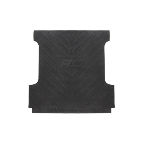 PartzBiz HD: 4404508-Rough Country RCM663 Heavy Duty Rubber Bed Mat 2019-Up Ford Ranger 5' Foot Bed protection new 2019 2020 pick up truck upgrade accessory 