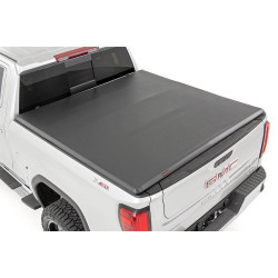 PartzBiz HD RT-RC44308550 - Rough Country Tri-Fold Tonneau Bed Cover 19-Up Chevy Silverado Sierra 1500 5' 8" GMC 5.5ft Vinyl Short Bed Cargo Storage Protection Best New Upgrade Z71 High Country Denali LT LTZ 4WD 4X4 2WD PartzBiz HD RT-RC44308550 - Rough Country Tri-Fold Tonneau Bed Cover 19-Up Chevy Silverado Sierra 1500 5' 8" GMC 5.5ft Vinyl Short Bed Cargo Storage Protection Best New Upgrade Z71 High Country Denali LT LTZ 4WD 4X4 2WD