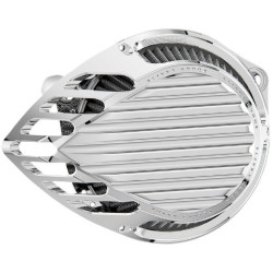 PartzBiz HD DS10102731 - Rough Craft Chrome Finned เครื่องกรองอากาศ RC-600-007 Harley Sportster XL 88-20 PartzBiz HD DS10102731 - Rough Craft Chrome Finned เครื่องกรองอากาศ RC-600-007 Harley Sportster XL 88-20