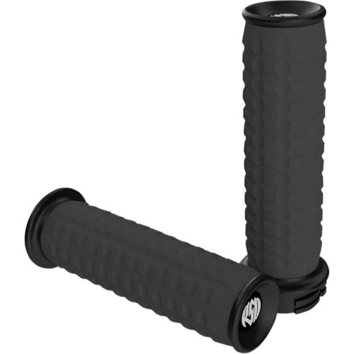 PartzBiz HD: 4404456-Roland Sands Design RSD Black Traction Billet Hand Grips Harley Cable 84-17 | 0063-2067-B PartzBiz HD: 4404456-Roland Sands Design RSD Black Traction Billet Hand Grips Harley Cable 84-17 | 0063-2067-B