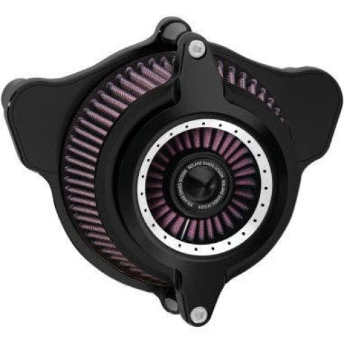 PartzBiz HD: 4404460-Roland Sands Design RSD Black Contrast Cut Blunt Power Air Cleaner Harley XL | 0206-2109-BM PartzBiz HD: 4404460-Roland Sands Design RSD Black Contrast Cut Blunt Power Air Cleaner Harley XL | 0206-2109-BM