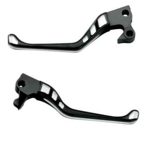 PartzBiz HD: 4404436-Roland Sands RSD Avenger Contrast Cut Brake Clutch Levers Set for Harley 08-13 Touring FLH/T - 0062-4010-BM