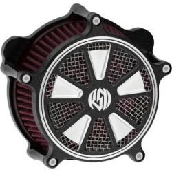 PartzBiz HD DS10101426 - RSD Venturi Raider Contrast Cut เครื่องฟอกอากาศสำหรับ Harley Big Twin 93-14 PartzBiz HD DS10101426 - RSD Venturi Raider Contrast Cut เครื่องฟอกอากาศสำหรับ Harley Big Twin 93-14