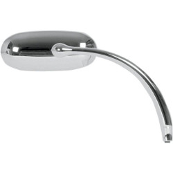 PartzBiz HD DS06400584 - Russ Wernimont Designs RWD ด้านซ้าย Chrome Oval Long Stem Mirror สำหรับ Harley RWD-50071LC PartzBiz HD DS06400584 - Russ Wernimont Designs RWD ด้านซ้าย Chrome Oval Long Stem Mirror สำหรับ Harley RWD-50071LC