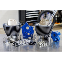 PartzBiz HD SS310-1229 - S&S 132 ” M8 Big Bore Water Cool Power Pack Chrome Pushrod Chain Highlight สำหรับ Harley | 310-1229 PartzBiz HD SS310-1229 - S&S 132 ” M8 Big Bore Water Cool Power Pack Chrome Pushrod Chain Highlight สำหรับ Harley | 310-1229