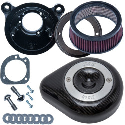 PartzBiz HD SS170-0500 - S&S 170-0500 Stealth Air Cleaner Kit Carbon Fiber Teardrop 08-16 Harley Touring 170-0301B PartzBiz HD SS170-0500 - S&S 170-0500 Stealth Air Cleaner Kit Carbon Fiber Teardrop 08-16 Harley Touring 170-0301B