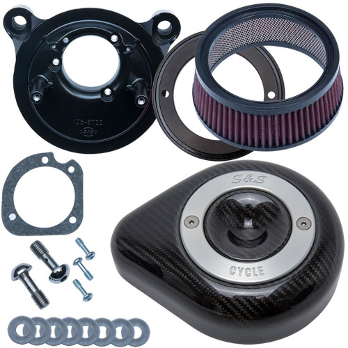 PartzBiz HD: 4404344-S&S 170-0500 Stealth Air Cleaner Kit Carbon Fiber Teardrop 08-16 Harley Touring 170-0301B PartzBiz HD: 4404344-S&S 170-0500 Stealth Air Cleaner Kit Carbon Fiber Teardrop 08-16 Harley Touring 170-0301B