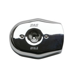 PartzBiz HD SS170-0592 - S&S 170-0592 Chrome Stealth Tribute Air Cleaner Cover Harley Big Twin No TBW 01-17 502265 milwaukeeแปด best for Performance davidson electra road street king glide fat boy lo slim Heritage deluxe bob