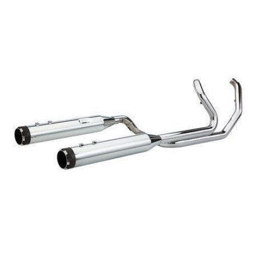 PartzBiz HD: 4404302-S&S El Dorado Chrome MK45 49 State Legal Exhaust Tracer Mufflers Harley 17-18 | 550-0701