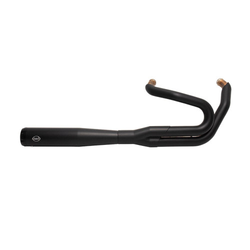 PartzBiz HD: 4404268-S&S 550-0788 Black w/ Black Tips Race Only SuperStreet 2-In-1 Exhaust M8 Fat Bob M8 Milwaukee Eight Harley davidson Softail Fat Bob FXFB 1800-2401 18002401