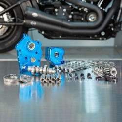 PartzBiz HD SS310-1083A - S&S 550G Gear Drive Cam Chest Kit Chrome Pushrod Tubes Oil Cooled 17-Up M8 310-1083 0925-1279 09251279 310-1083A PartzBiz HD SS310-1083A - S&S 550G Gear Drive Cam Chest Kit Chrome Pushrod Tubes Oil Cooled 17-Up M8 310-1083 0925-1279 09251279 310-1083A