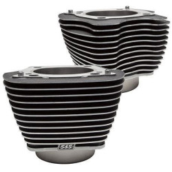 PartzBiz HD SS910-0682 - S&S 910-0682 สีดำ พร้อมครีบไฮไลท์ 4 1/4” กระบอกสูบ M8 Harley 0931-0838 09310838 483261 PartzBiz HD SS910-0682 - S&S 910-0682 สีดำ พร้อมครีบไฮไลท์ 4 1/4” กระบอกสูบ M8 Harley 0931-0838 09310838 483261