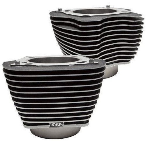 PartzBiz HD: 4404260-S&S 910-0682 สีดำ พร้อมครีบไฮไลท์ 4 1/4” กระบอกสูบ M8 Harley 0931-0838 09310838 483261 PartzBiz HD: 4404260-S&S 910-0682 สีดำ พร้อมครีบไฮไลท์ 4 1/4” กระบอกสูบ M8 Harley 0931-0838 09310838 483261