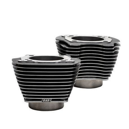 PartzBiz HD: 4404265-S&S 910-0739 สีดำ พร้อมครีบไฮไลท์ 4 1/4” กระบอกสูบ M8 Harley 0931-0877 09310877 PartzBiz HD: 4404265-S&S 910-0739 สีดำ พร้อมครีบไฮไลท์ 4 1/4” กระบอกสูบ M8 Harley 0931-0877 09310877