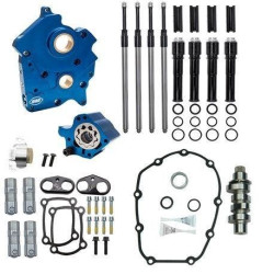 PartzBiz HD SS310-1008B - S&S Chain Drive 475C Cam Chest Kit พร้อมท่อสีดำ Harley Water Cooled M8 17-Up PartzBiz HD SS310-1008B - S&S Chain Drive 475C Cam Chest Kit พร้อมท่อสีดำ Harley Water Cooled M8 17-Up