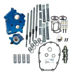 PartzBiz HD SS310-1000B - S&S Chain Drive 475C Cam Chest Kit พร้อมท่อ Chrome Harley Water Cooled M8 17-Up PartzBiz HD SS310-1000B - S&S Chain Drive 475C Cam Chest Kit พร้อมท่อ Chrome Harley Water Cooled M8 17-Up