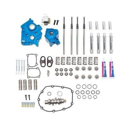 PartzBiz HD: 4404240-S&S Chain Drive 550C Cam Chest Kit Chrome Tubes Harley M8 ระบายความร้อนด้วยน้ำ 17-Up PartzBiz HD: 4404240-S&S Chain Drive 550C Cam Chest Kit Chrome Tubes Harley M8 ระบายความร้อนด้วยน้ำ 17-Up