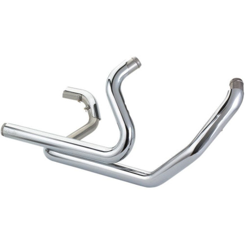 PartzBiz HD: 4404204-S&S Chrome Power Tune Dual Header Headers Exhaust Harley Milwaukee 8 17-18