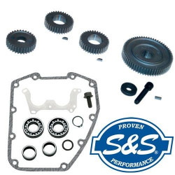 PartzBiz HD SS106-5896 & SS33-4275 - S&S Complete Gear Drive ติดตั้งชุดสนับสนุนการติดตั้ง Cam สำหรับ '99-'06 Harley Twin Cam 106-5896 - 33-4275 PartzBiz HD SS106-5896 & SS33-4275 - S&S Complete Gear Drive ติดตั้งชุดสนับสนุนการติดตั้ง Cam สำหรับ '99-'06 Harley Twin Cam 106-5896 - 33-4275