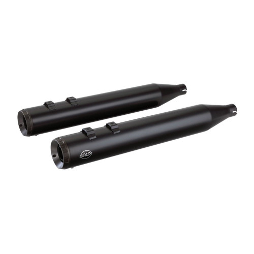 PartzBiz HD: 4404176-S&S Cycle Black Grand National 4" Slip On Mufflers for Harley FLH Touring 17-18 | 550-0694 PartzBiz HD: 4404176-S&S Cycle Black Grand National 4" Slip On Mufflers for Harley FLH Touring 17-18 | 550-0694