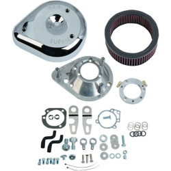PartzBiz HD SS170-0307E - S&S Cycle Chrome Teardrop Stage 1 เครื่องฟอกอากาศสำหรับ Harley EFI Sportster XL 07-17 | 170-0306B PartzBiz HD SS170-0307E - S&S Cycle Chrome Teardrop Stage 1 เครื่องฟอกอากาศสำหรับ Harley EFI Sportster XL 07-17 | 170-0306B