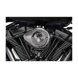 PartzBiz HD SS170-0782 - S&S Cycle Lava Chrome Mini Teardrop Stealth ชุดเครื่องฟอกอากาศ 4 Harley 17-23 M8 | 170-0782 PartzBiz HD SS170-0782 - S&S Cycle Lava Chrome Mini Teardrop Stealth ชุดเครื่องฟอกอากาศ 4 Harley 17-23 M8 | 170-0782
