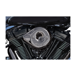 PartzBiz HD SS170-0779 - S&S Cycle Lava Chrome Teardrop Stealth ฝาครอบเครื่องฟอกอากาศ 4 Harley | 170-0779 PartzBiz HD SS170-0779 - S&S Cycle Lava Chrome Teardrop Stealth ฝาครอบเครื่องฟอกอากาศ 4 Harley | 170-0779