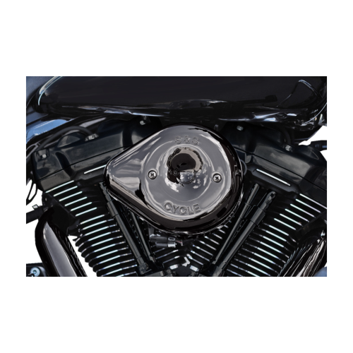PartzBiz HD: 4404150-S&S Cycle Lava Chrome Teardrop Stealth Air Cleaner Cover 4 Harley | 170-0779 PartzBiz HD: 4404150-S&S Cycle Lava Chrome Teardrop Stealth Air Cleaner Cover 4 Harley | 170-0779