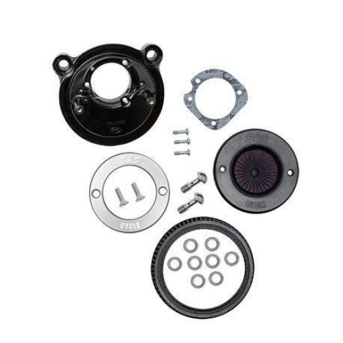 PartzBiz HD: 4404123-S&S Cycle Stealth Air Stinger Kit Brushed Aluminum Ring Harley Sportster XL 07-Up