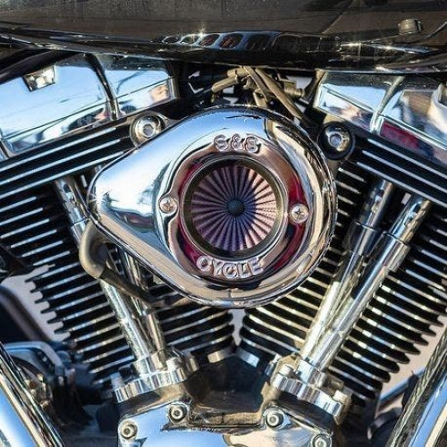 PartzBiz HD: 4404125-S&S Cycle Stealth Air Stinger Kit Chrome Teardrop Harley BT Cable Throttle 01-17 PartzBiz HD: 4404125-S&S Cycle Stealth Air Stinger Kit Chrome Teardrop Harley BT Cable Throttle 01-17