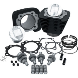 PartzBiz HD SS910-0701 - S&S Cycle Wrinkle Black 1200cc ถึง 1250cc Hooligan Big Bore Kit XL 00-17 | 910-0608 PartzBiz HD SS910-0701 - S&S Cycle Wrinkle Black 1200cc ถึง 1250cc Hooligan Big Bore Kit XL 00-17 | 910-0608
