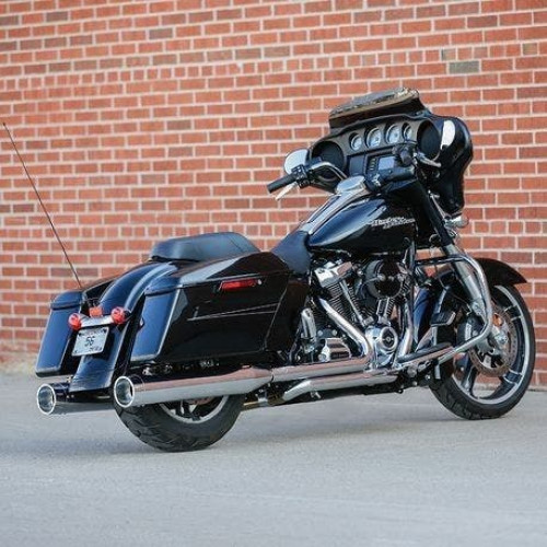 PartzBiz HD: 4404108-S&S El Dorado Chrome MK45 49 State Legal Exhaust Tracer Mufflers Harley 17-18 | 550-0701 PartzBiz HD: 4404108-S&S El Dorado Chrome MK45 49 State Legal Exhaust Tracer Mufflers Harley 17-18 | 550-0701