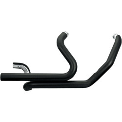 PartzBiz HD SS550-0143B & 500-0101C - S&S Power Tune True Duals w/ Rinehart 4" Black /Ch Slip On Mufflers Harley FLH/T package exhaust performance upgrade 498871 500-0101C savings best for PartzBiz HD SS550-0143B & 500-0101C - S&S Power Tune True Duals w/ Rinehart 4" Black /Ch Slip On Mufflers Harley FLH/T package exhaust performance upgrade 498871 500-0101C savings best for