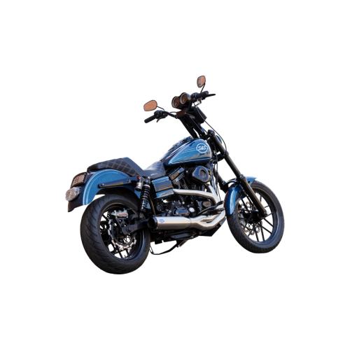 PartzBiz HD: 4404090-S&S Qualifier 2:1 ระบบท่อไอเสียเหล็กขัดเงา 4 Harley 06-07 Dyna Models | 550-1097