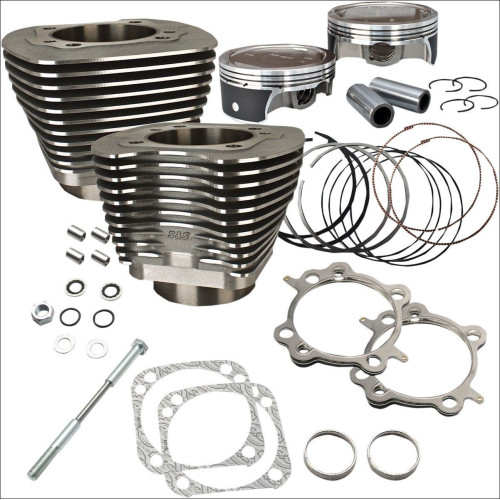 PartzBiz HD: 4404065-S&S Cycle 124 ” CI Big Bore Cylind Kit สีเงิน 11.4:1 Compression 07-16 Harley | 910-0338 PartzBiz HD: 4404065-S&S Cycle 124 ” CI Big Bore Cylind Kit สีเงิน 11.4:1 Compression 07-16 Harley | 910-0338
