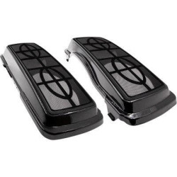 PartzBiz HD DS35011653 - Saddle Tramp BC-HDD6X9-1 ฝาปิดกระเป๋าอานสำหรับลำโพง 6x9 Harley OE กระเป๋า 96-13