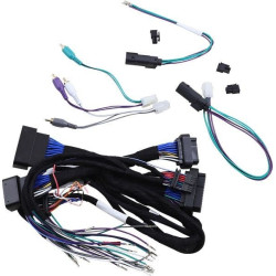 PartzBiz HD DS21201128 - ชุดสายรัดเครื่องประมวลผลสัญญาณดิจิตอลและสายรัดอาน Tramp สำหรับ Harley Touring 98-13 BC-9716