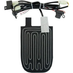 PartzBiz HD DS08213281 - Saddlemen 13296C เครื่องทำความร้อนที่นั่งรถจักรยานยนต์กันน้ำ Universal Fit ขนาดเล็ก 0821-3281 08213281 Harley-Davidson Electra Glide Road Glide Road King Street glide Tri Glide FLHT FLHR FLTR FLHX