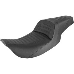 PartzBiz HD DS08011279 - Saddlemen 897-06-162 Slim RP 2-Up Seat Pleated Roll Stitch Harley FLHR/X 97-07 0801-1279 08011279 diamond FLH/T 08-19 FLHR FLHT FLHX FLTR