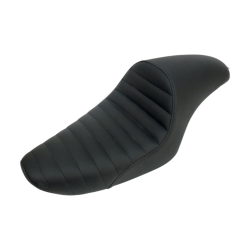 PartzBiz HD DS08040459 - Saddlemen Americano Caf√© Black SaddleHyde Classic Seat 4 Harley 86-03 XL | 8585CJT
