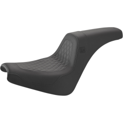 PartzBiz HD DS08021447 - Saddlemen Black Diamond Speed Merchant 2-Up Seat Harley M8 Street Bob 18-Up