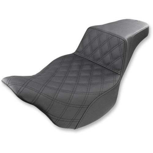 PartzBiz HD: 4403918-Saddlemen เบาะหน้า Lattice สีดำ LS Diamond Step Up Seat Harley FLH 08-23 | 808-07B-172 PartzBiz HD: 4403918-Saddlemen เบาะหน้า Lattice สีดำ LS Diamond Step Up Seat Harley FLH 08-23 | 808-07B-172