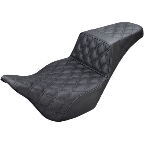 PartzBiz HD: 4403920-Saddlemen สีดำ Full Lattice Stitch LS Diamond Step Up Seat Harley FLH 08-23 | 808-07B-175 PartzBiz HD: 4403920-Saddlemen สีดำ Full Lattice Stitch LS Diamond Step Up Seat Harley FLH 08-23 | 808-07B-175